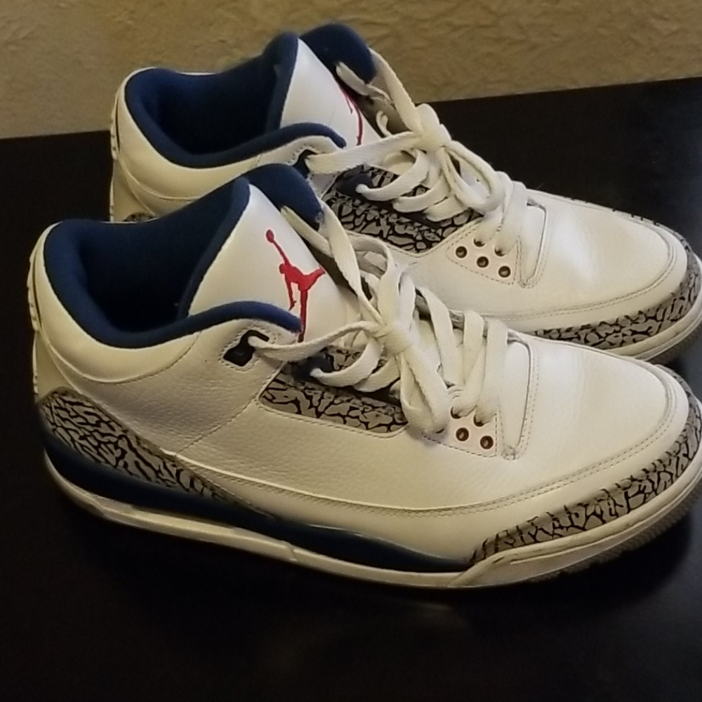 2011 NIKE AIR JORDAN III 3 RETRO WHITE TRUE BLUE 1